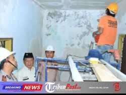 Polres Gresik Bedah Rumah Purnawirawan Polri di Driyorejo, Kado Hari Bhayangkara ke – 80