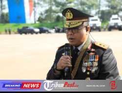 Polri Gelar Upacara Hari Bhayangkara Ke-80 di Satlat Korbrimob Cikeas