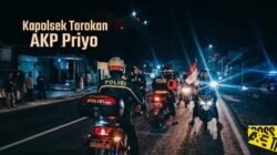 Pimpin Pengawalan Naik R2, Kapolsek Tarokan Pastikan Jalur Kepulangan Pesilat Kondusif