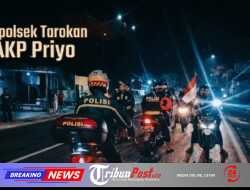 Pimpin Pengawalan Naik R2, Kapolsek Tarokan Pastikan Jalur Kepulangan Pesilat Kondusif
