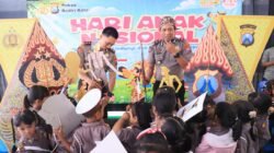 Polres Kediri Kota Rayakan Hari Anak Nasional Lewat Wayang Karton, Tanamkan Karakter dan Cinta Budaya Sejak Dini