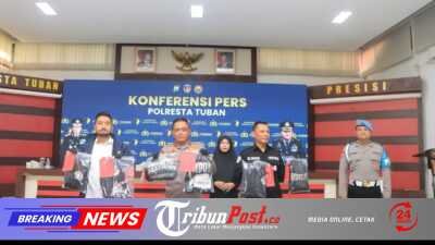 Polresta Tuban Amankan 8 Tersangka Pengeroyokan di 4 Lokasi