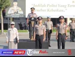 Jelang Alih Tugas, AKBP Bramastyo Titip Semangat Pengabdian kepada Jajaran Polres Kediri