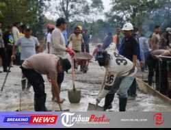 Gotong Royong Bersama Satgas Ops Damai Cartenz, Warga Mimika Rasakan Manfaat Akses Pemakaman yang Lebih Baik