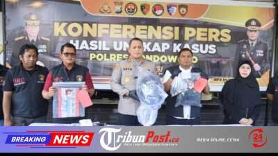 Polres Bondowoso Amankan Tersangka Percobaan Pembobolan ATM dan Pencurian di Tiga Lokasi