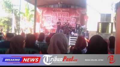 PEDULI KEMERDEKAAN RI KE-81, WARGA DUSUN GORO RW.01 NEGORO DERMO GELAR JALAN SEHAT