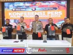 Polres Probolinggo Kota Ungkap Kasus Pembunuhan Manusia Silver, Dua Tersangka Diamankan