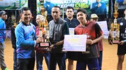 Meriah dan Kondusif, Kapolres Kediri Kota Hadiri Puncak Wali Kota Kediri Cup 2026