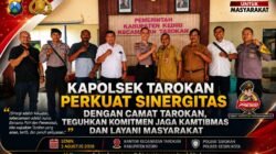 Kapolsek Tarokan Perkuat Sinergitas dengan Camat Tarokan, Teguhkan Komitmen Jaga Kamtibmas dan Layani Masyarakat