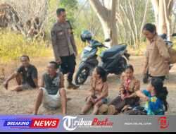 Tim Gabungan Polres Trenggalek Berhasil Evakuasi 4 Pendaki yang Terjebak Kebakaran di Gunung Orak arik