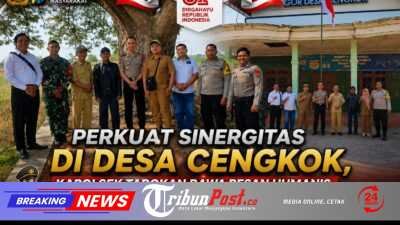 Perkuat Sinergitas di Desa Cengkok, Kapolsek Tarokan Bawa Pesan Humanis dan Imbauan Jelang HUT RI ke-81