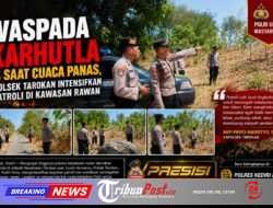Waspada Karhutla Saat Cuaca Panas, Polsek Tarokan Intensifkan Patroli di Kawasan Rawan