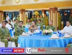 Kapolri Hadiri Silaturahmi Strategis Pimpinan Lembaga Negara di Mabes TNI AL