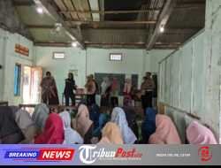 Polwan Polres Ngawi Gandeng Da’i Kamtibmas Edukasi Santri Cegah Perilaku Kekerasan