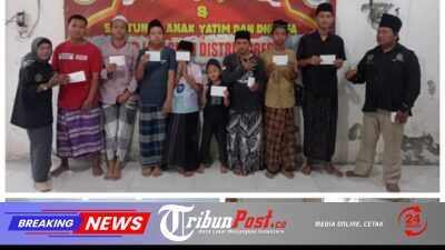 Padatnya Kegiatan Tak Menurunkan Semangat LSM GMBI Gresik Menebar Kebaikan Lewat Santunan Anak Yatim, Piatu dan Dhuafa