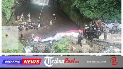 Ruwatan Agung Nuswantoro LSM GMBI Jatim, Kirab Bendera 40 Meter dalam Keheningan Peringati HUT RI