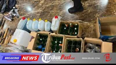 Polda Metro Jaya Cegah Potensi Gangguan, Puluhan Sajam dan Bahan Molotov Diamankan