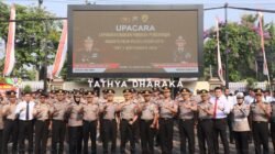 Korp Raport Kenaikan Pangkat Pengabdian, Kapolres Kediri Kota Tekankan Integritas dan Keteladanan