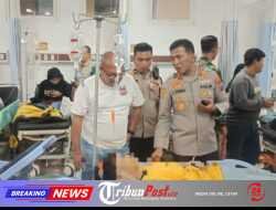 Kapolresta Sidoarjo Cek Kondisi Santri Ponpes Manbaul Hikam di Rumah Sakit, Pastikan Penanganan Maksimal