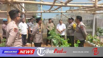 Polres Blitar Komitmen Kawal Swasembada Pangan Melalui Pemanfaatan Lahan Produktif