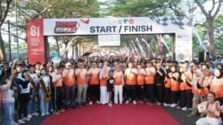 Lari bersama masyarakat Kapolres Kediri, Semarakkan HUT RI ke-81 di Kediri Run 2026