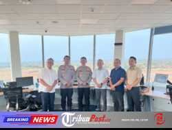 Kapolres Kediri Kota Tinjau Bandara Dhoho, Perkuat Sinergi Pengamanan dan Pelayanan Penerbangan