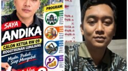Andika Calon Nomor Urut 2: Membangun RW 09 Rogotrunan dengan Transparansi, Keadilan dan Keamanan