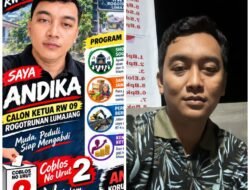 Andika Calon Nomor Urut 2: Membangun RW 09 Rogotrunan dengan Transparansi, Keadilan dan Keamanan