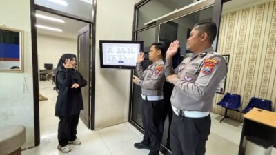 Polres Probolinggo Kota Latih Personel Satpas Bahasa Isyarat, Wujudkan Pelayanan Ramah Disabilitas
