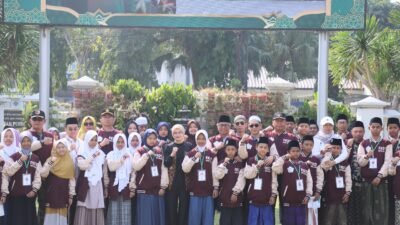 Wakapolres Kediri Kota Hadiri Pelepasan 26 Santri ke Porsadin VII Jatim di Lumajang