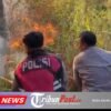 Polres Magetan Bersama Tim Gabungan Tangani Karhutla di Panekan Lereng Gunung Lawu