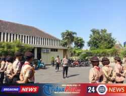 Saka Bhayangkara Kediri Kota Dibekali Kedisiplinan, Jadi Generasi Muda yang Tangguh dan Bijak Bermedia Sosial