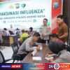 Polres Kediri Kota Perkuat Kesehatan Personel melalui Vaksinasi Influenza