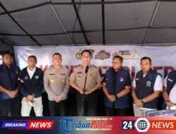 Polda Jatim dan Tim Gabungan Lakukan Penindakan dan Penegakan Hukum Narkoba di Jalan Kunti Surabaya