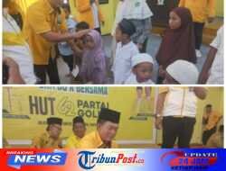 HUT ke-62, Golkar Gresik Gelar Aksi Sosial dan Keagamaan, Bidik 11 Kursi pada Pemilu 2029