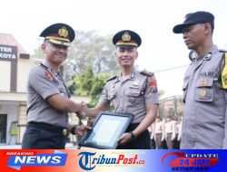 Kapolres Kediri Kota Beri Penghargaan kepada 33 Personel dan Mitra Polri, Apresiasi Prestasi hingga Pencegahan Konflik