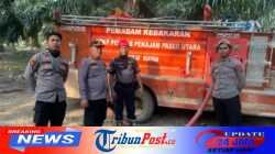 Polresta IKN dan Damkar Maridan Padamkan Karhutla di Pemaluan, Lanjutkan Pendinginan