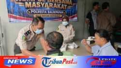 Polresta Balikpapan Hadir di Tengah Masyarakat, Gelar Bakti Kesehatan Gratis untuk Ojol dan Warga