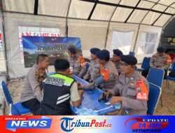 Polres Mojokerto Cek Kesehatan, Dukung Fisik Prima Personel Brimob Siaga Karhutla Gunung Arjuno – Welirang
