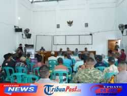 Cegah Gangguan Kamtibmas Sejak Dini, Kapolres Kediri Ajak warga Desa Sekoto kumpul Bersama
