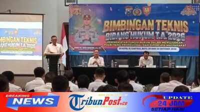 Tingkatkan Profesionalisme Polri, Kabidkum Polda Jatim Kombes Pol Taufan Dirgantoro Pimpin Bimtek Bidang Hukum 2026