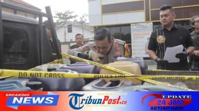 Polres Blitar Ungkap Kasus Dugaan Penimbunan 1.030 Liter BBM Bersubsidi